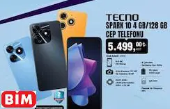 TECNO SPARK 10 4 GB/128 GB CEP TELEFONU TECNO SPARK 10 4 GB/128 GB CEP TELEFONU